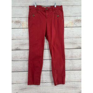 Daughters of the Liberation Chino Pants Women's Size 8‎ Vintage Red